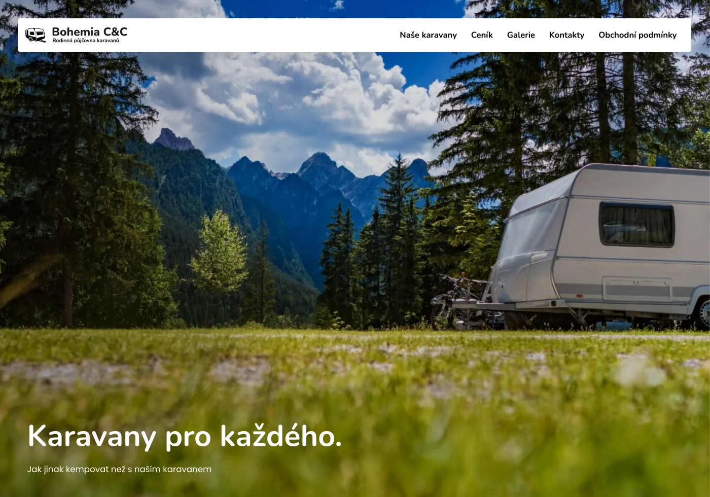 bohemiacc.cz - WordPress šablona