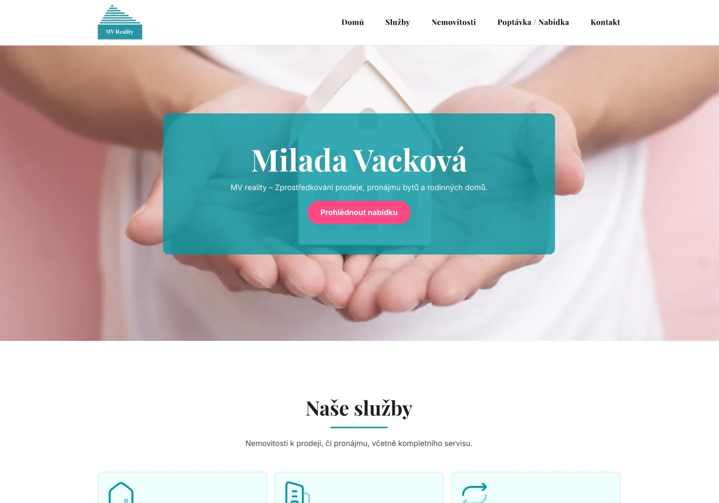mv-reality.cz - převod webu a migrace dat