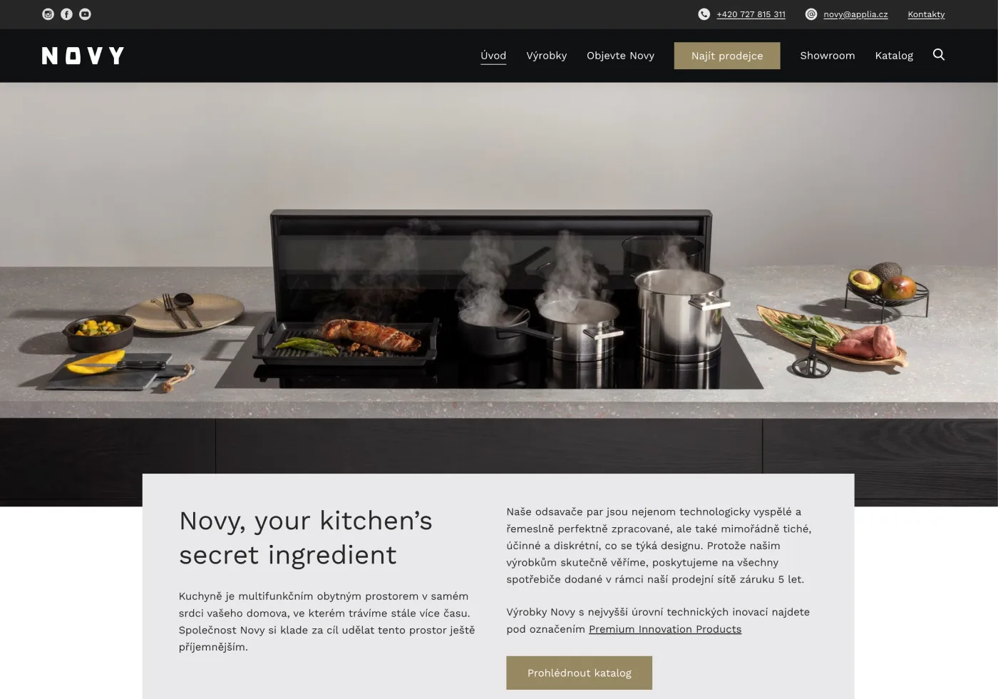 novyodsavace.cz - UI a web