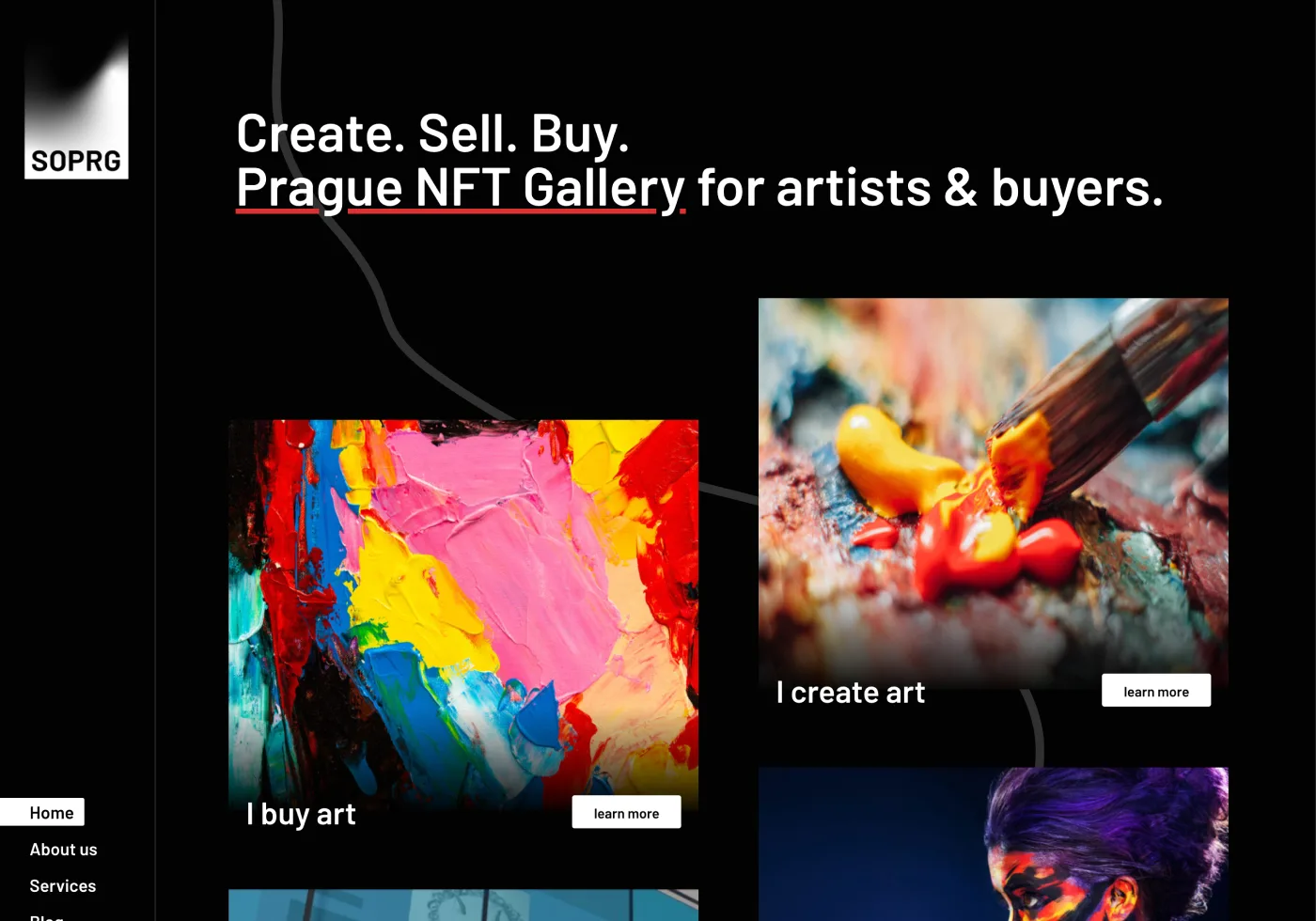 soprg.com - design a WordPress šablona